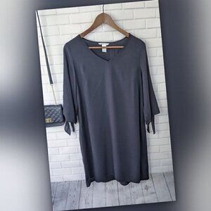 H&M Black Shift Dress Size 6 Women's